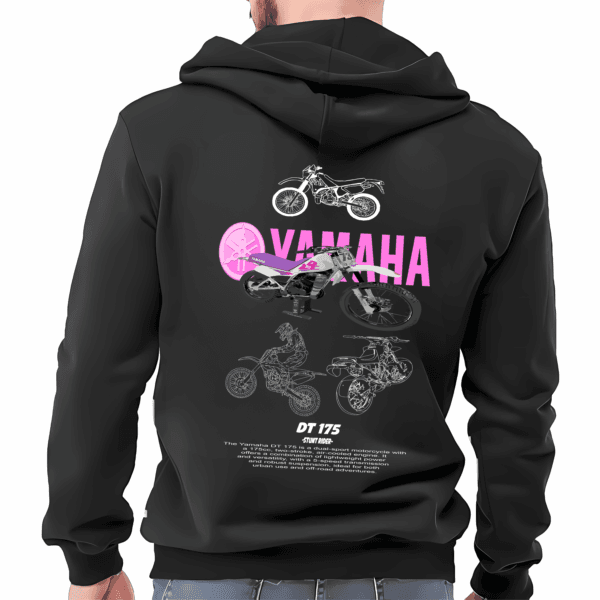 Speed & Style: YAMAHA Men's Hoodie - Image 2
