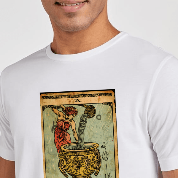 Zodiac Sign T-Shirt – Astrology Graphic Tee for Men & Women Aquarius - Image 2