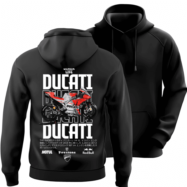 Speed & Style: DUCATI Men's Hoodie