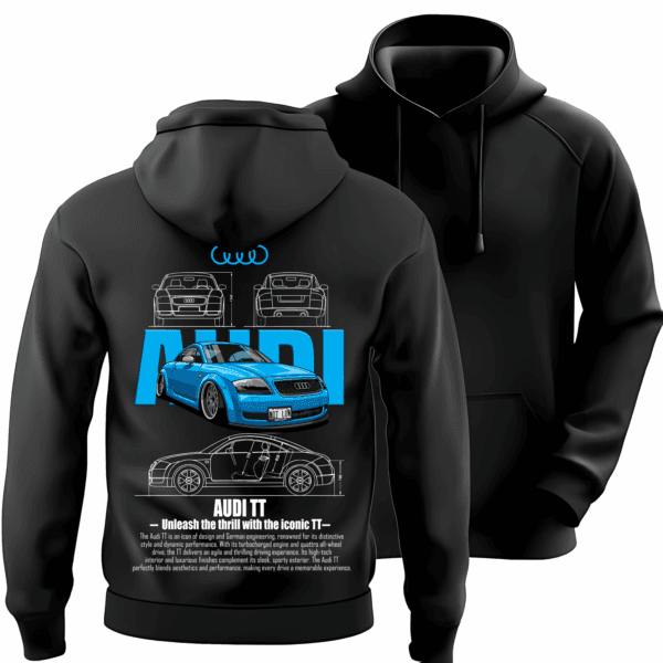 Speed & Style: AUDI Men's Hoodie