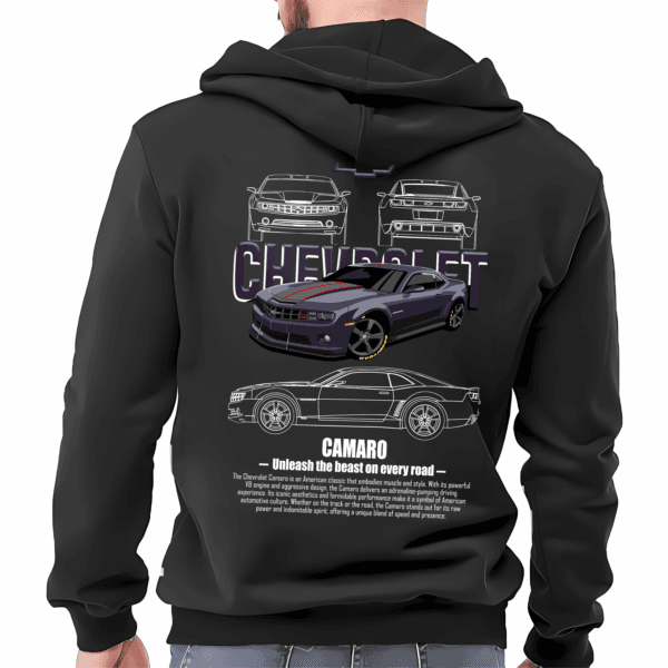 Speed & Style: CHEVROLET Men's Hoodie - Image 2