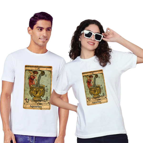 Zodiac Sign T-Shirt – Astrology Graphic Tee for Men & Women Aquarius