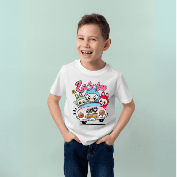 LABUBU Magic T-shirt3 – Cute Cartoon Print T-Shirt for Kids - Image 2