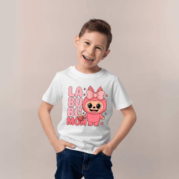 LABUBU Magic Tshirt – Cute Cartoon Print T-Shirt for Kids