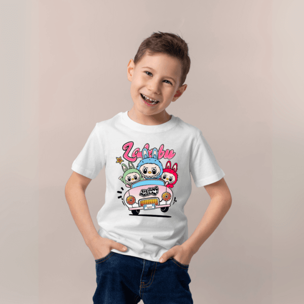 LABUBU Magic T-shirt3 – Cute Cartoon Print T-Shirt for Kids