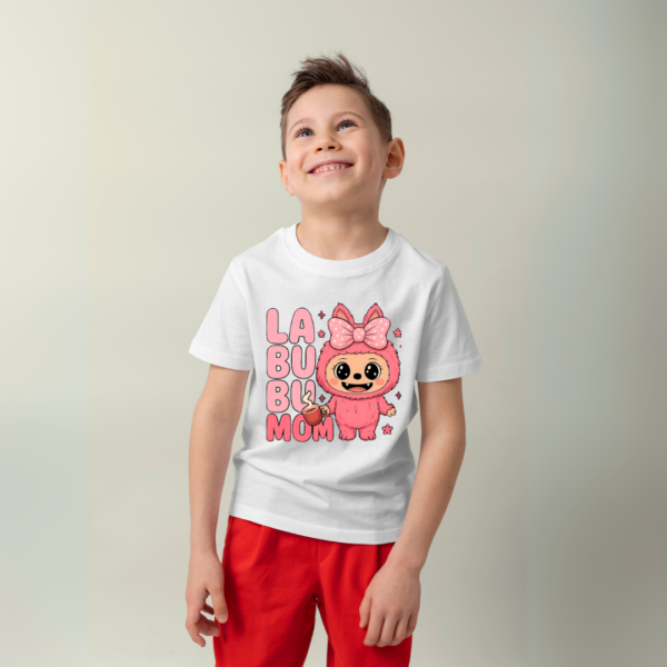 LABUBU Magic Tshirt – Cute Cartoon Print T-Shirt for Kids - Image 3